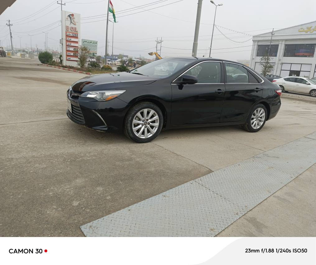 ریکلام.
تويتا كامرى مؤديل 2017 بۆ فرۆشتن.
مواسەفات LE
سبوغ عامه 
پشتو پيشى كه پسه 
گيروو مه كينه ى نه كرايته وه
هه موو شتيكى به شه رت
يه ك دينار مه سروفى تيدانيه 
سياره كه نمونه يه له جوانى
7وه ره قه غرامه ى له سه ره
گيروو مه كينه و ته بريد و تحويل و براوه بەشه رت
نرخی 112 گەڵاومعامەلە.
ژ.ت ***********
شوێن هەولێر. أربيل, العراق
