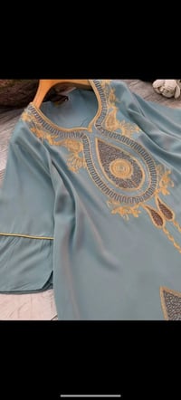 دشداشة نسائي • كشمير درجة اولى • مقاسات ٢XL-٥XL