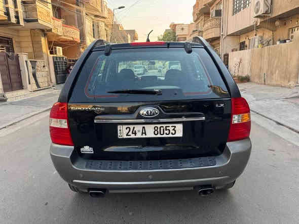 ***********  جديده  جدا  
سبورتج ٢٠٠٧  امريكي LX
صبغ بنيد فقط بدون دواخل بدون ايرباك 
سياره جديده  جدا  وحلوه 
كير محرك خير من الله 
تبريد  ثلج 
ليبل واحد 
شاشه  وكامره 
ماشيه  ٢٠٠ الف  تقريبا 
غرفتها جديده  كلش 
سبير المقدس مال شركه  منازل 
تخم  تاير وباتري جديد 
صدر امامي خلفي جديد 
تحويل وكاله  ثاني يوم 
هزه  ما ساقطه شماليه 
محرك ٢٠٠٠  دوش 
سياره  خير من الله  مامتعوبه 
سعرها ٩٤ ورقه 
مكاني اعظميه  
اتصال فقط مكلف بلنشر 
*********** بغداد
