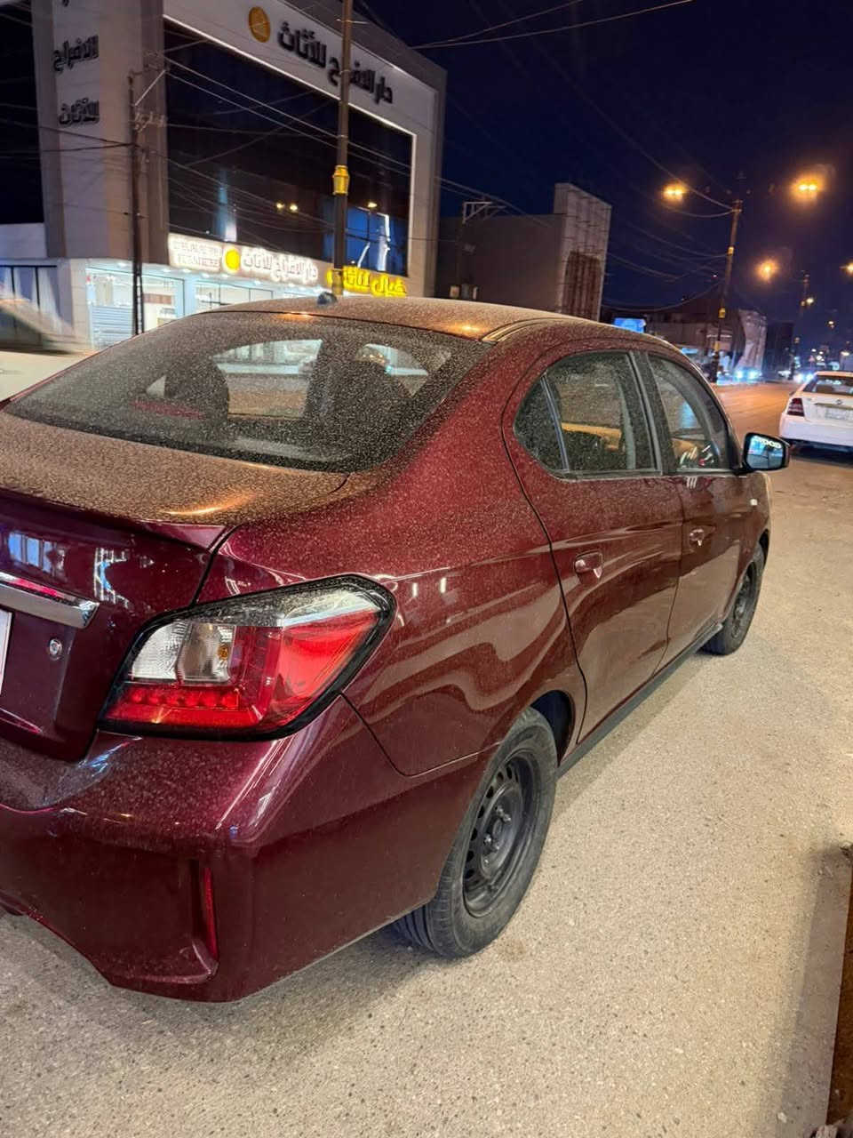 مسبوشي ميراج ٢٠٢٤
٣ سلندر لون ماروني عل بنفسجي 
ماشيه ١٦ الف لوحه رقم السيارة جديدة دهوك نظيفة فول الحادث بالدعامية الأمامية بدون ايربك السعر ٩٥ ***********
