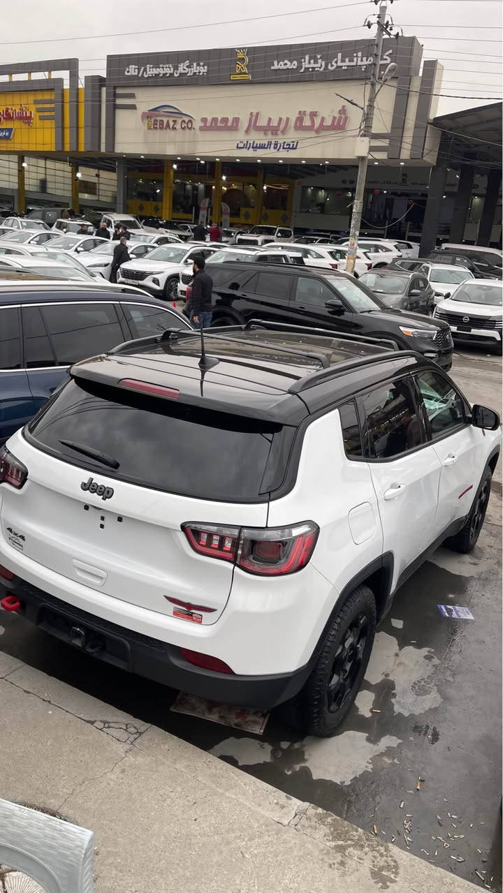 2023 𝐉𝐄𝐄𝐏 𝐂𝐎𝐌𝐏𝐀𝐒𝐒-𝐓𝐑𝐀𝐈𝐋𝐇𝐀𝐖𝐊
مۆدێل ٢٠٢٣
دەبڵ ئەکسل (٥ نیزامی ڕۆشتن) قفڵ ئەکسل
سەیارەکە بێ بۆیاخە 
فول مواسەفات 
شەغال
پانۆراما
کوشن جلد
ڕادار ٣٦٠
شاشە گەورە
تەبرید مەرکەزی

نرخی ١٧٧ وەرەقە
ژمارە موبایل 
***********

‏‎جيب كومباس شكل جديد موديل : 2023
بدون صبخ
‏‎المواصفات : 𝐓𝐑𝐀𝐈𝐋𝐇𝐀𝐖𝐊
‎دةبل اكسل 4x4
‎‏‎بصمة ابواب 
‎‏‎بصمة تشغيل 
‎‏‎كاميرا
‎هاند بريك بصمة
‎اوتو هولد :  Auto Hold
‎اوتو ستارات : Auto Stard 
‎اوتو ستارات : Auto Stop‎
‎رادار امامي (تحديد مسار)
‎‏‎رادار جانبي (نقاط عمياء)
‎‏‎رادار خلفي (التحذير من الاصطدام)
‎‏‎حساسات خلفي 
‎نظام : AUTO
‎نظام :  ECO
‎نظام : SPORT
‎نظام : OFF-ROAD
‎نظام : SNOW
‎تحكم ستيرين
‎ستيرين هيتر
‎كشنات جلد
‎كشنات كهربائي
‎كشنات هيتر
‎تبريد لمس
‎تبريد مركزي
‎ويل كروم سبورت
سعر ١٧٧ ورقە

*********** السليمانية, العراق
