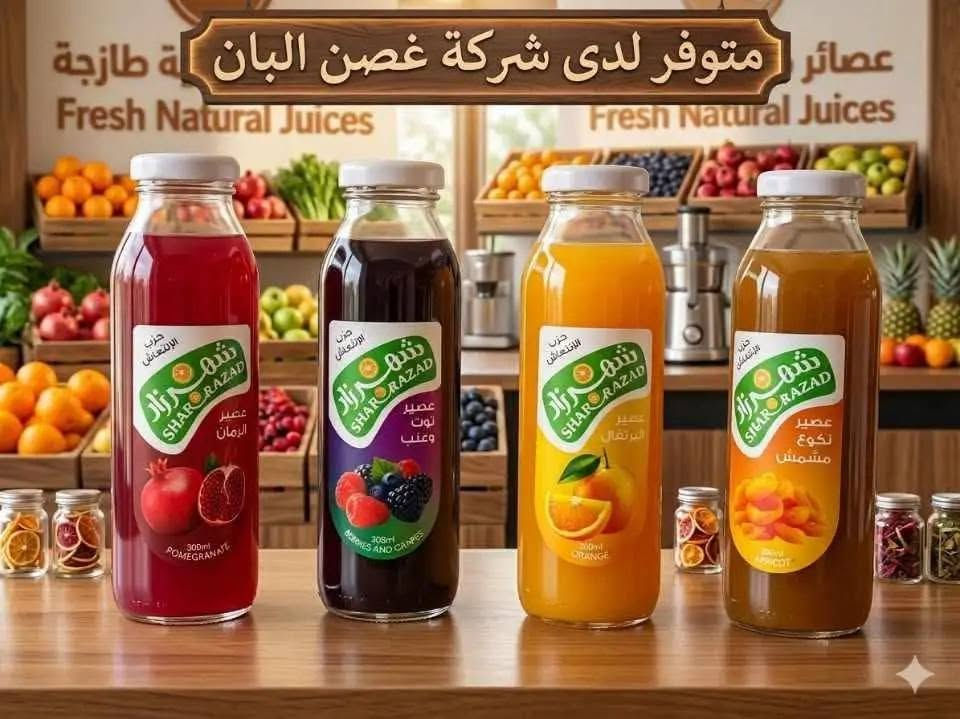 عصير شهرزاد 

٣٠٠مل زجاج ٢٤ العدد 
١٢٨ سيت بالسكيب
٢٢ سكيب بالتريلة
٢٨١٦ سيت  المجموع
١٠٠٪؜ سكر خالي من سبارتام 
الاطعام : برتقال :رمان : مشمش: توت

لمعرفة الاسعار برجى الاتصال بالارقام الاتية:-

المبيعات
***********
***********
