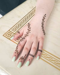 نقش حنة • حنة هندية • نقش خليجي