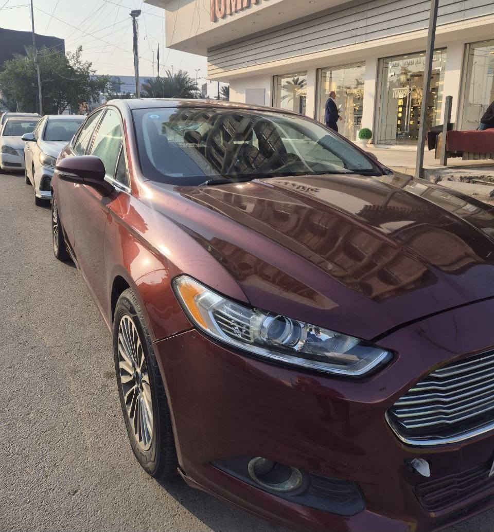 السلام عليكم السيارة للبيع
فورد فيوجن 2016 
مواصفات السيارة
محرك 2.5 المرغوب
كشنات الاثنين كهرباء 
اشاير بلمري 
بلوتوث  
كامرة  
حساسات خلفية
شاشة كبيرة
تحكم ستيرن
كود باب
فتحة بالسقف
تبريد تدفئة ممتاز قطعتين
تصعيد جام وية السويج
ادامة كاملة بلكات نوزلات دسكات جديدة 
كير و محرك بلادي 
السيارة بيهة منظومة غاز كلش اقتصادية تمشي داخل المدينة حوالي ٤٠٠ كم و تفويلتها ب ١٠ الاف
السيارة رقم ذي قار مشروع وطني تحويل باي مكان 
السعر 108  و بيهة مجال
صور الحادث منشورة 
مكان السيارة بغداد 
التواصل على الخاص او *********** واتساب
