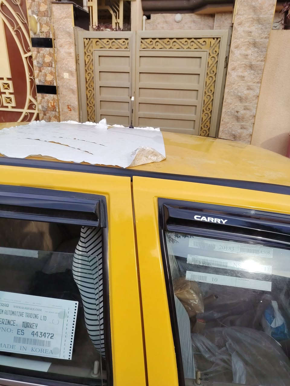 السلام عليكم كوين تكسي 2011للبيع سنوية جديدة رقم إنكليزي نينوى أسبوع عالاستلام مصفرة هيئة وغرامات كابون بانزين محرك كير شرط السيارة مكفولة من الضربة  السعر 37
الرقم *********** العنوان موصل الجانب الأيمن 17تموز
