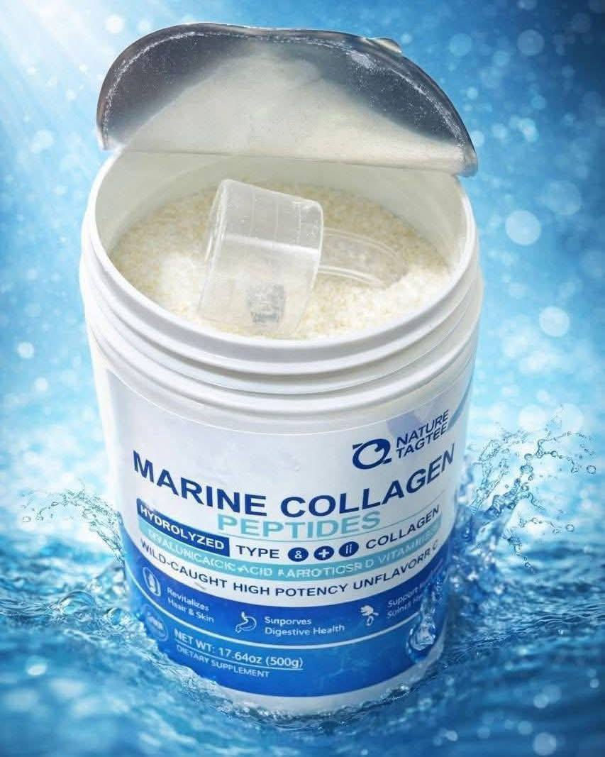 💙 سرّ النضارة مو كريم… السر من الداخل 💙
Marine Collagen – Nature Target
✔️ يشد البشرة ويخفف التجاعيد
✔️ يقوّي الشعر ويكثفه
✔️ يقوّي الأظافر
✔️ يعطي نضارة ولمعة طبيعية ✨
المنشأ أمريكي الأصلي 🇺🇸 

💊 طريقة الاستخدام:
ملعقة وحدة يومياً
تذوب بالماء أو العصير
ويفضّل على معدة فارغة 🌿
الحجم 350g
المنشأ الأمريكي الأصلي 🇺🇸
#الاصلي_100 #للحجز_والاستفسار_مراسلة_خاص 
#ستوريات + #بوست


**إذا كنت صاحب هذا الإعلان وتريد حذفه لأي سبب، رجاءا أرسل رسالة إلى الدعم الفني**