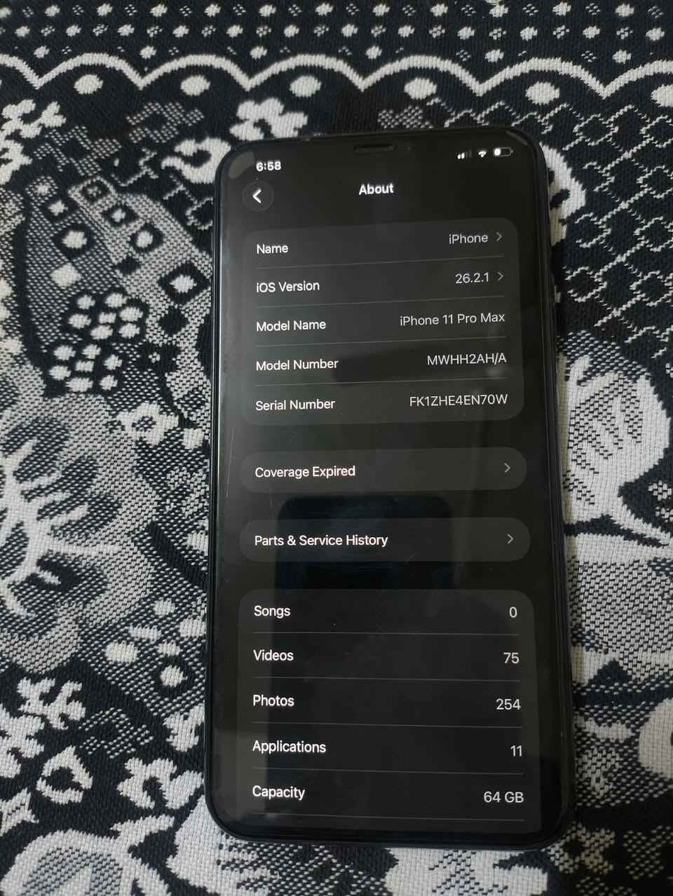 آيفون 11 برو ماكس فول نضافه الجهاز أنطيك ايا بل شرط اي عيب مابي كله بلادي شخط مابي عربي شرق اوسط تك سيم ذاكره 64 السعر تعال خاص


**إذا كنت صاحب هذا الإعلان وتريد حذفه لأي سبب، رجاءا أرسل رسالة إلى الدعم الفني**
