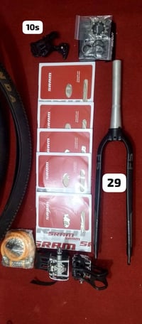 تايرات كندا ٩٠٪ • دسكات سرام ١٨٠مم • لوكات جبلي شيمانو اصليه