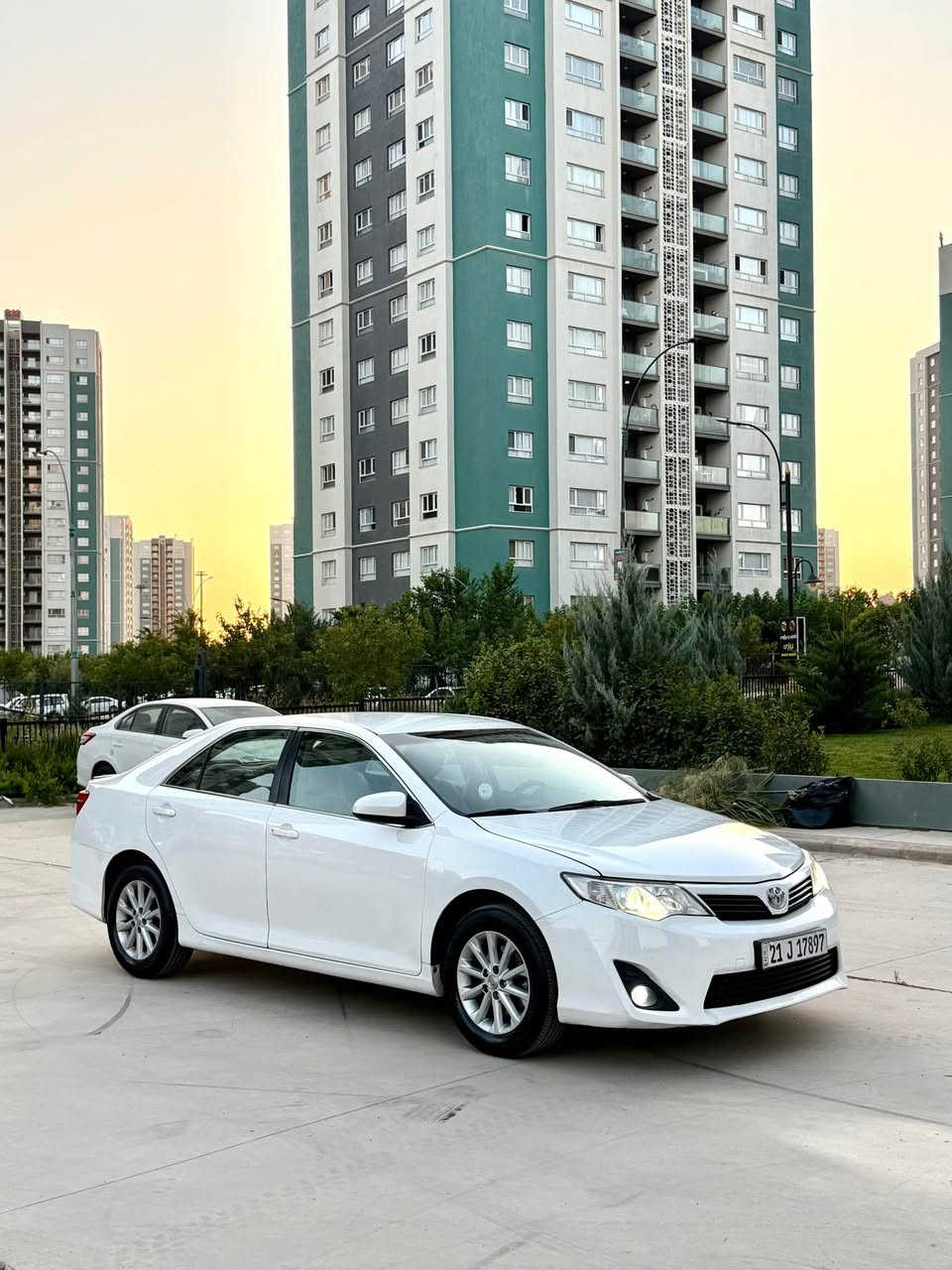 CAMRY GL 2013
***********
***********
‎کامری مودیل 2013  خلیجی شریکە ساز،
‎محرک ٢٥٠٠،مکفولە من صبغ مکان بارد،
،مواصفات معروفةلا(،،حساسات خلفی،مرایە،تبرید مرکزی،تحکم ستیرن او،کشنات جلد...) 
سيارة حيل نظيفة كلشي عل بلاد جديد
‎سیارة تاقم طیارات کل جدید گیر محرک مامفتوح لا صوت ولا بخار،
سعر :142 $ شویە مجال بسیط مکان سلیمانیە مرکز مدینە السليمانية, العراق
