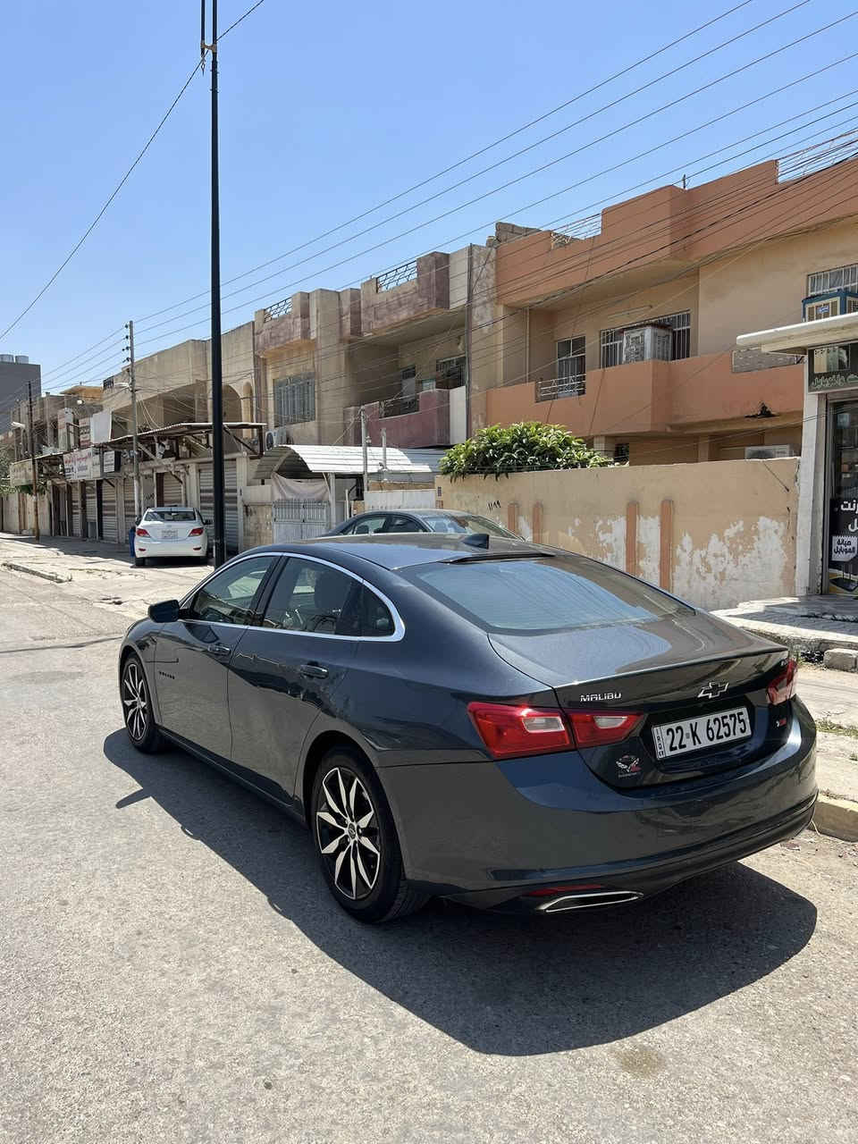 ماليبو موديل 2019
ضررها قبغ صندوق وجاملغ بدون دواخل 
بجم كبس على وضع شركة 
ماشيه 120 كيلو متر 
هزة ورقم جاهزة شرط تحويل 
محرك بشرط  على وضع شرك لا صرف ولا نفخ 
مواصفات نص فول 
بصمة 
ابواب بصمة
شاشة وكامره 
تبريد ثلج 
وباقي مواصفات معروفة 
السيارة جديده وجاهزة 
مكان سيارة موصل حي العربي 
للاستفسار اتصل على رقم ***********

