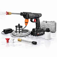 مسدس غسيل • بطارية ليثيوم • خرطوم ٥م