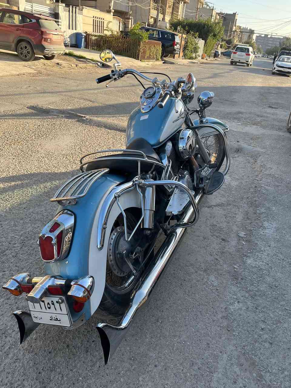 السلام عليكم مكلف بلنشر هونده شادو750 رقم بغداد  تحويل ثاني يوم الدراجه معدله تعديل بلكامل شغل كله درجه ولا للبيع  مكانهه بغداد السعر ٣٠ ورقه الشراي يتصل على هذا الرقم رقم راعيهه 0770 974 8375‬
