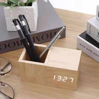 مقلمة خشبية • ساعة بمنبه • مقياس حرارة