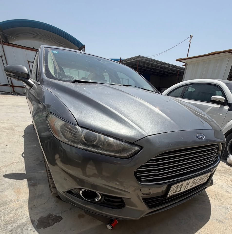 فورد فيوجن ٢٠١٤
محرك 1.5 تيربو بحالة ممتازة كير بحالة ممتازة حدادية من شركة ford motorcraft  
تبريد بحالة ممتازة 
السعر ٨٥ فابل للتفاوض 
رقم بغداد بأسمي مداور ثاني يوم 
حادث جاملغ امامي وبنيد صبغ ٣ قطع بدون شواصي ولغد 
وراد كندي 
فول مواصفات ماعدا الفتحه 
*********** واتساب

