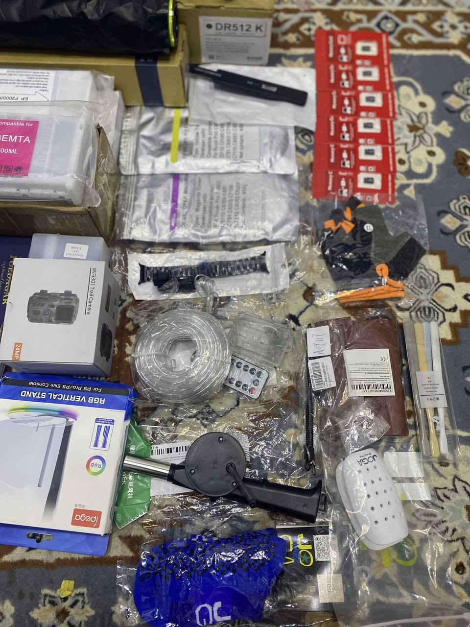 شلعة تصفية العدد٣٠ قطعة. 
السعر ٥٠ الاف توصيل 5 الاف 
رامات ١٦ ك العدد٦ 
قطع طابعة ٦ 
جوستك العاب ارجيبي 
سماعة 
جهاز سكري 
بلور ميكانيكي
نشره
كامرة حيوانات ٢
قطعة تخص البلي 5
قطعة برينه
ريمونت 
جفوف 
ساعة 
جوارب رياضي 
سير حديد اصلي 
دفتر انتيكا


**إذا كنت صاحب هذا الإعلان وتريد حذفه لأي سبب، رجاءا أرسل رسالة إلى الدعم الفني**