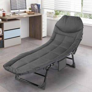 سرير قابل للطي ومريح ومتعدد 🛏️

الاستخدامات مثالي للقيلولة والاسترخاء

 والمكتب والمنزل والحدائق والمنتجعات 

والسفر والتخييم.تصميم مريح: يأتي مع 

وسادة مبطنة للرأس والرقبة توفر دعماً 

مثالياً.قابل للتعديل: يمكن تغيير وضعية 

مسند الظهر إلى عدة مستويات 

لراحتك.متين ومحمول: مصنوع من هيكل

 فولاذي قوي يتحمل أوزاناً كبيرة، وهو سهل 

الطي والتخزين.مميزات إضافية: يحتوي 

على جيب جانبي للتخزين ويأتي مع ملحقات 

مثل غطاء للعين وحقيبة تخزين.

للأستفسار/واتساب ‏‪0786 509 4644‬
