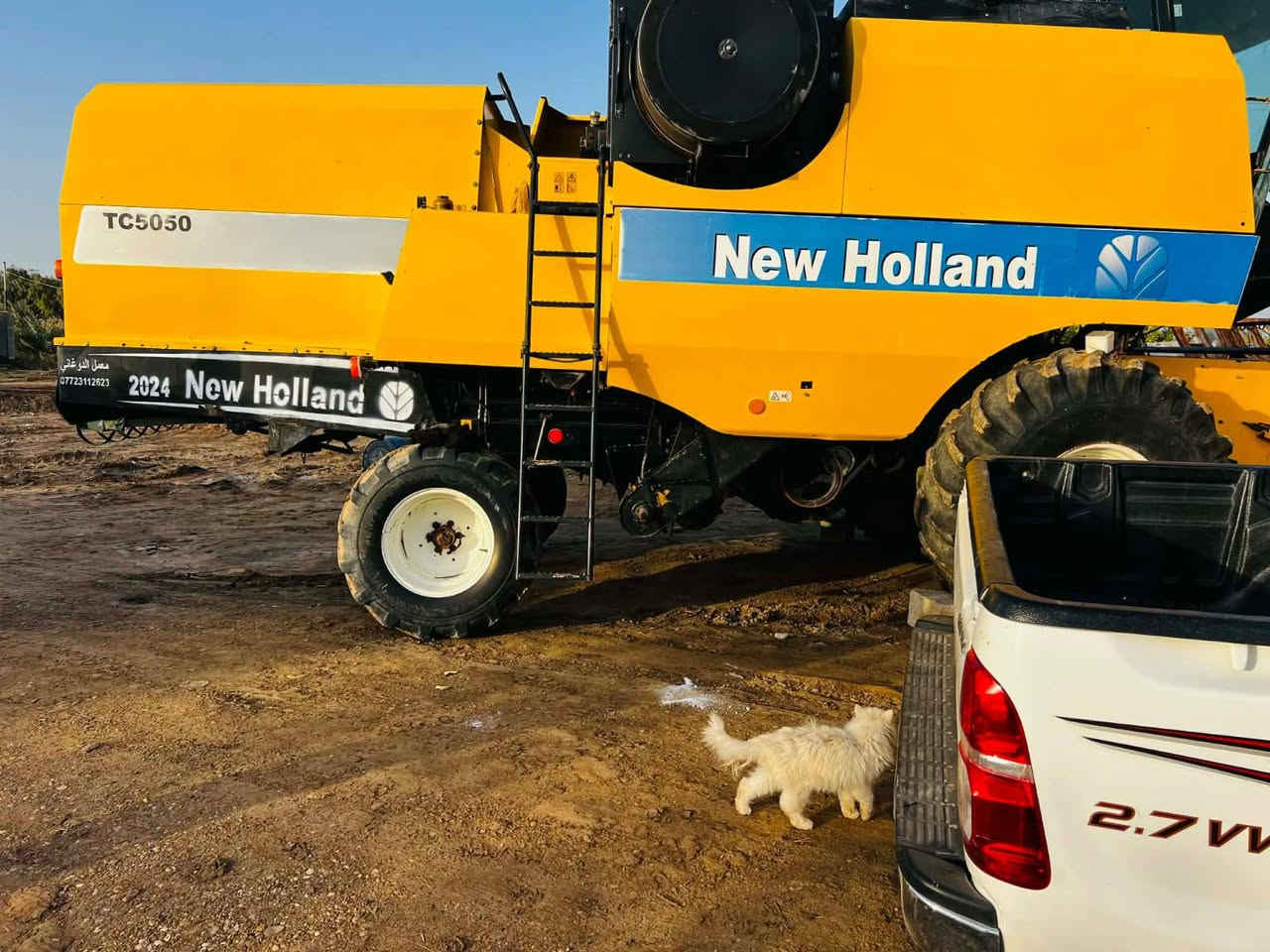 للبيع حاصوده موديل ٢٠١٤ عاده ٣٠٠٠ ساعه حجم ٥٠/٥٠/ ***********
