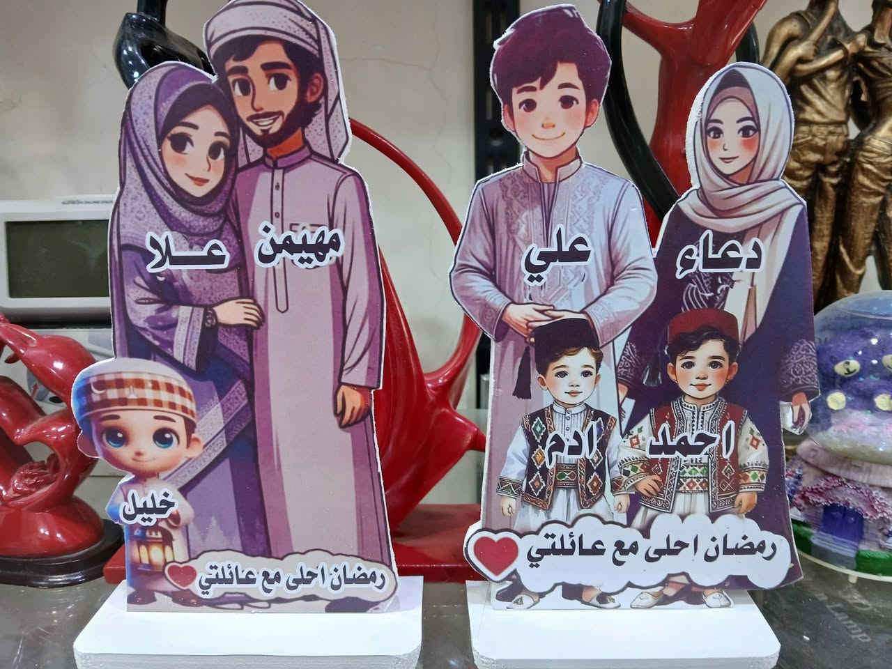 مجسمات رمضانيه حسب طلب الزبونتنه 💦
للحجز والاستفسار مراسلت الخاص 💌
توجد خدمة توصيل


**إذا كنت صاحب هذا الإعلان وتريد حذفه لأي سبب، رجاءا أرسل رسالة إلى الدعم الفني**