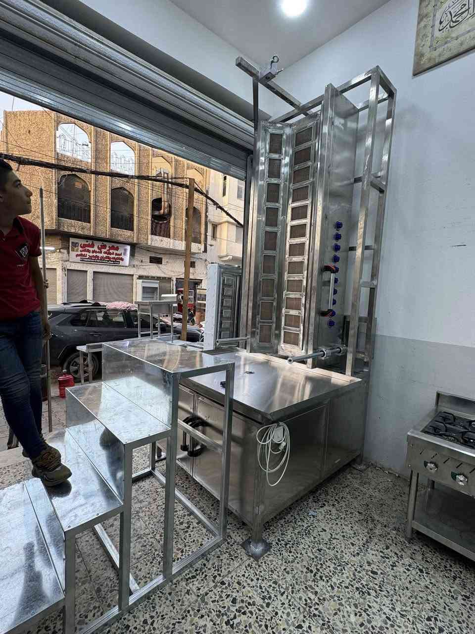 معمل ومعرض حماده التركي 
لتجهيز جميع مستلزمات المطاعم والمواكب والافران
بغداد العلاوي شارع 6 مجاور مطعم النوار
***********.        ***********
                   شواية كص 30حراق فرنسي  بمواصفات عالمية
            اطلب وادلل ماعليك بس اتصل
