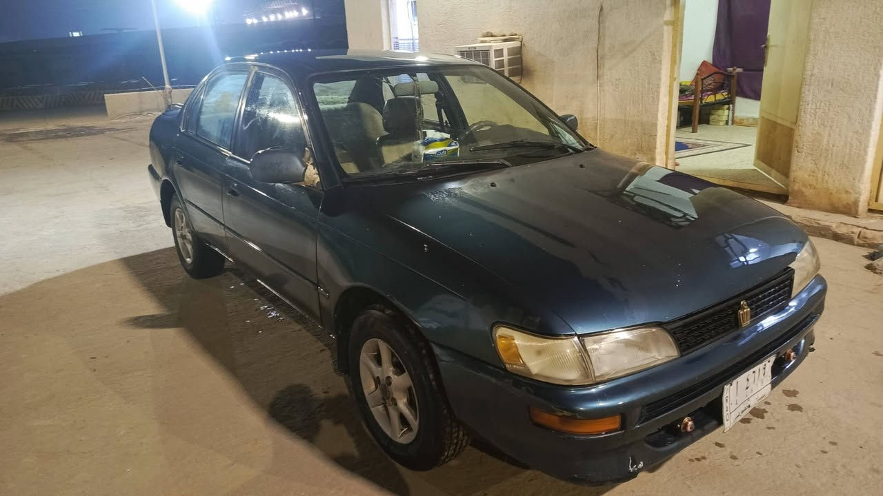 السلام عليكم كورلا 95 للبيع مكينه 1600 تخم تاير بات ي جديد حداديه 90 بل ميه تبريد شغال سياره جاهز من كاشي السعر 50 اليحب يتصل *********** مكاني العمارة السياره بسمي مراوس هم تراوس بحدث
