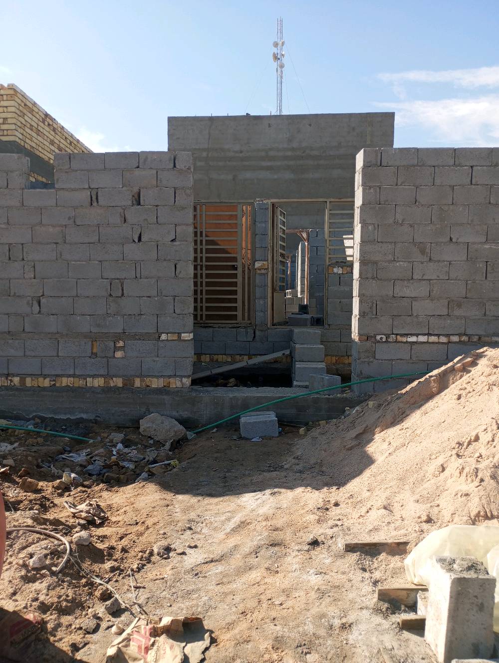 هيكل للبيع المساحه ١٥٠الموقع بصره شط العرب كردلان شارع الشهداء طابو زراعي سند ٢٥