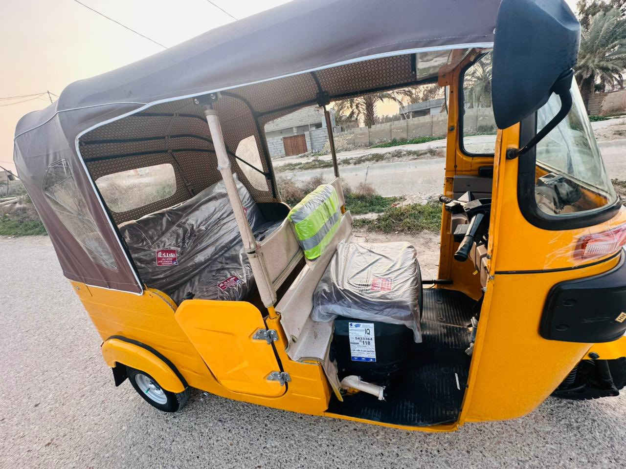 سلام عليكم تكتك 2020 شهر 12
شكل 21 ( مرقمه كامل بغداد نكليزي تحويل مباشر 🚦) 

تكتك جديده خير من الله / فقط دوس معمره 

تخم تاير جبلي سفريات جادر بوب 21 🫡

سعرها 6600 وبيها مجال حك جيه 

عنواني ديالى بعقوبه هـ ***********￼

          هـ ***********
