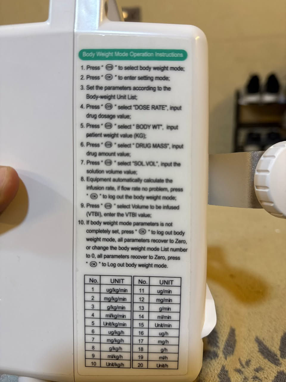 جهاز مضخة الحقن الوريدية (Infusion Pump) موديل IPA112
جديد غير مستخدم عدد اكثر من قطعه 
سعره 450 الف او بي مجال واتساب ***********

