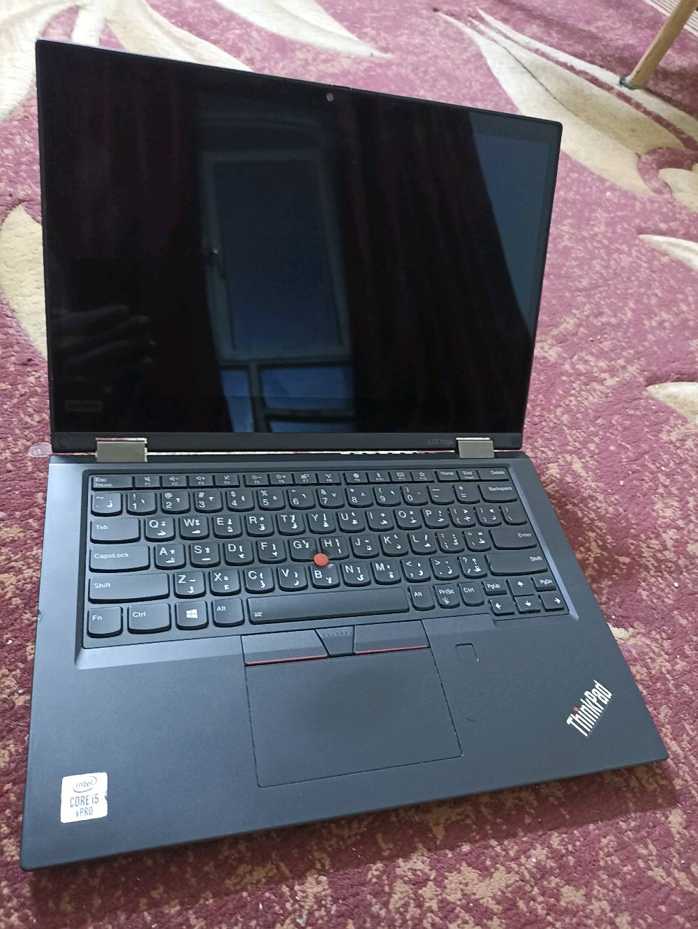 لابتوب لينوڤو مواصفات قوية نظافة 95 % بسعر مناسب
الجهاز استخدام شهر واحد فقط
المواصفات:
1) بصمة اصبع
2) قفل كاميرا 
3) كيبورد ضوئي (عربي ليزري)
4) شحن Type C
5) شاشة قلاب، لمس 10 اصابع
6) معالج Core i5 الجيل العاشر
7) رام 16 گيگا
8) هارد SSD 512
9) كارت الشاشة داخلي 8 گيگا
10) لابتوب خفيف ، سلم،  حجم صغير 

++ الملحقات ++

1) جنطة
2) شاحن اصلي
3) باد ماوس

السعر 350 الف وبي مجال للشراي
تتوفر خدمة توصيل