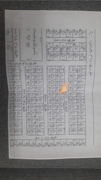 خارطة قطعة أرض للبيع في موقع استراتيجي. تتميز الأرض بتوزيع منتظم يصلح ...