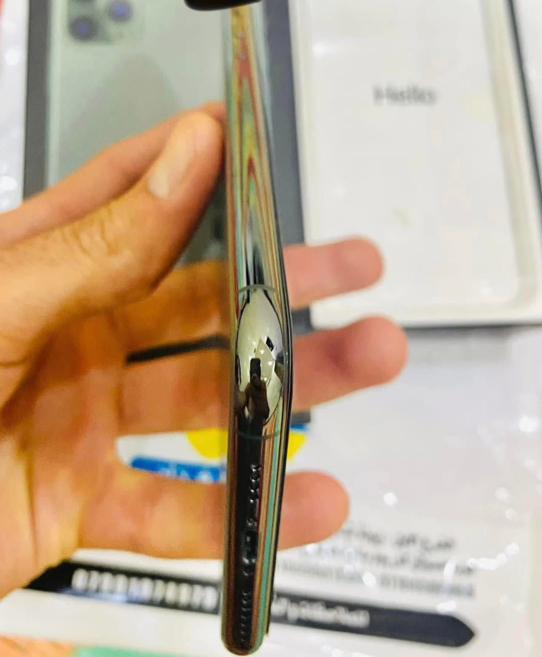 ايفون 11 برو ماكس بلادي
الـجـهـاز نظيف زلغ مابيه مكفول 
 انطيك ظمان اسبوع 
آلـــــون ؛  اسود فحمي
ذاكـــــره ؛ 256
نـظـافـــه؛  99
بـطـاريته؛   95 
نـمــوذج؛  M ماستر
جهاز كل شغال ومابيه اي خلل مكفول عل ظمان
مـلــحـقـاتـه ؛ شـاحـن + كـيـبـل +لزكه ضدك الكسر +كـڤـر فـقـط 
السـعر المـطـلوب ؛ 350 الـف قـفـل 
مـكانـي بـغـداد مدينه الصدر


**إذا كنت صاحب هذا الإعلان وتريد حذفه لأي سبب، رجاءا أرسل رسالة إلى الدعم الفني**