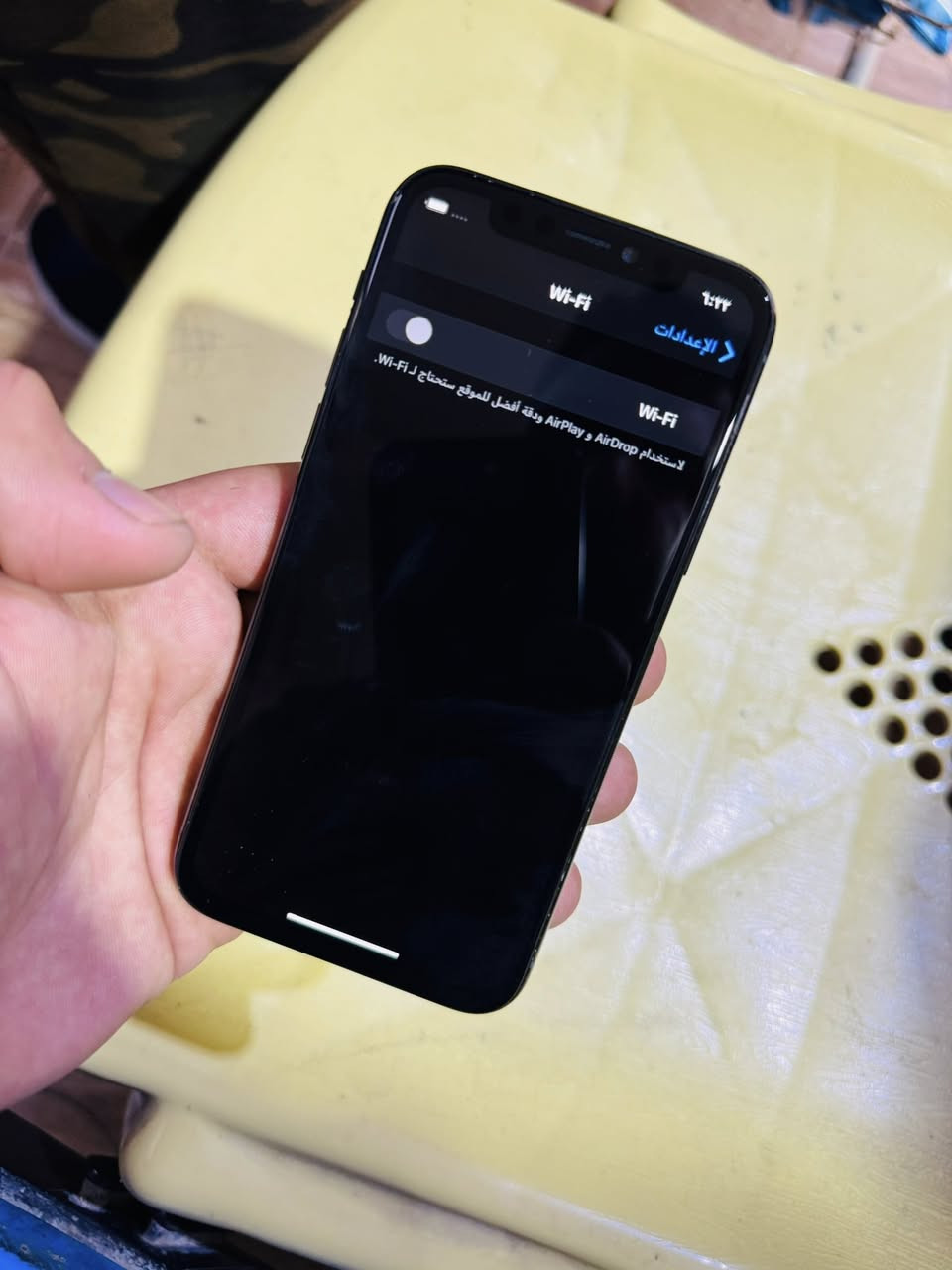 ارخص ايفون 11 برو😍 بسعر 125 الف فقط
ذاكرة 64
البطارية 87
النموذج M
مستبدل شاشه اصليه فقط
والوافاي واكف 
يعني تكدر تستخدم انترنت في حال عندك نت بالسيمكارت
فيس ايدي شغال كولشي شغال نت اتصال صوت خابر فرمت ك حدث

السعر 125 الف فقط
مكان بغداد
رقمي ***********
