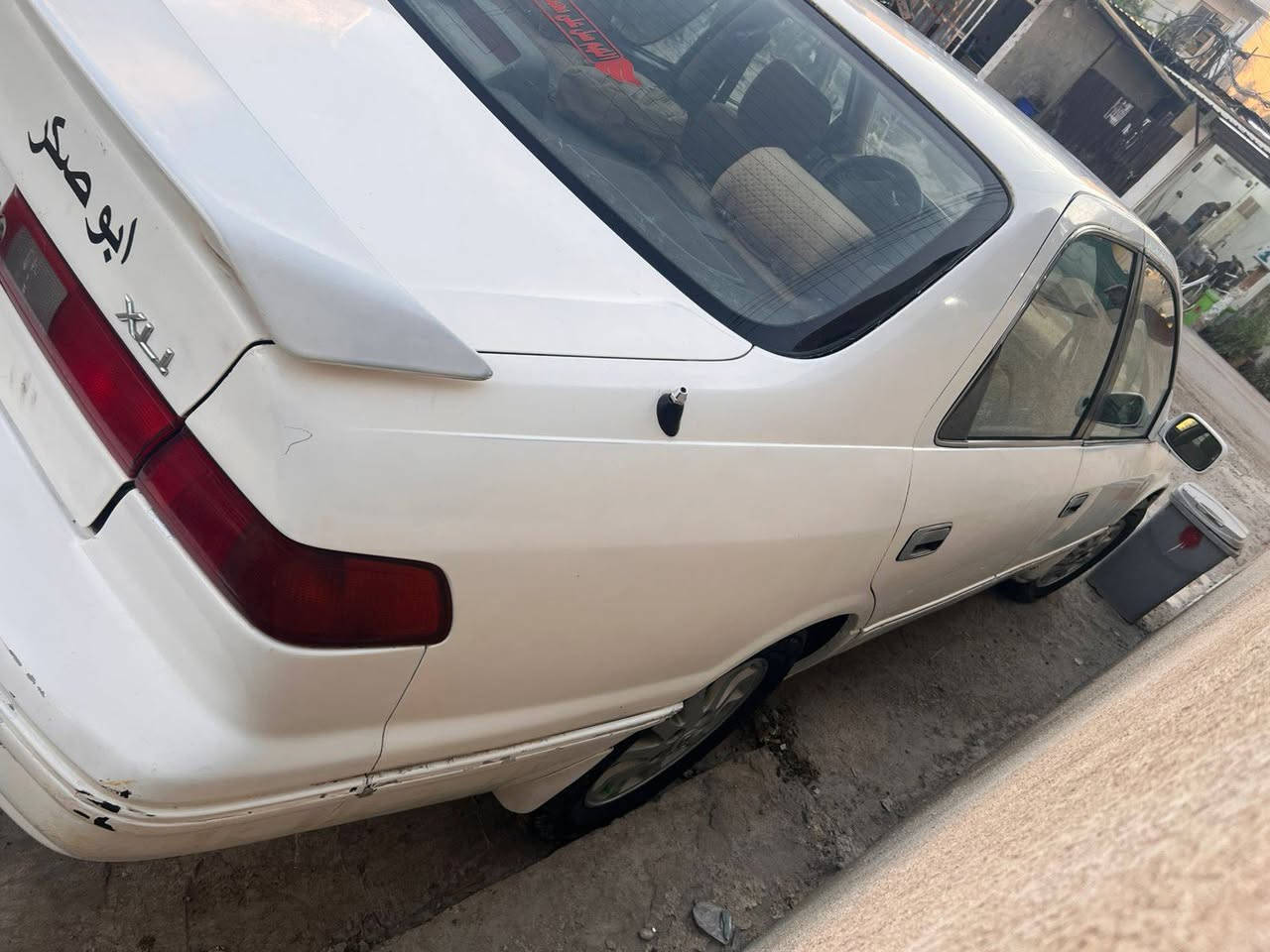 السلام عليكم ورحمه الادمن كامري موديل 2000 خليجي بيها قطعتين صبغ رقم بغداد اعرضها ب 70 وبيها مجال رقم الهاتف ***********
