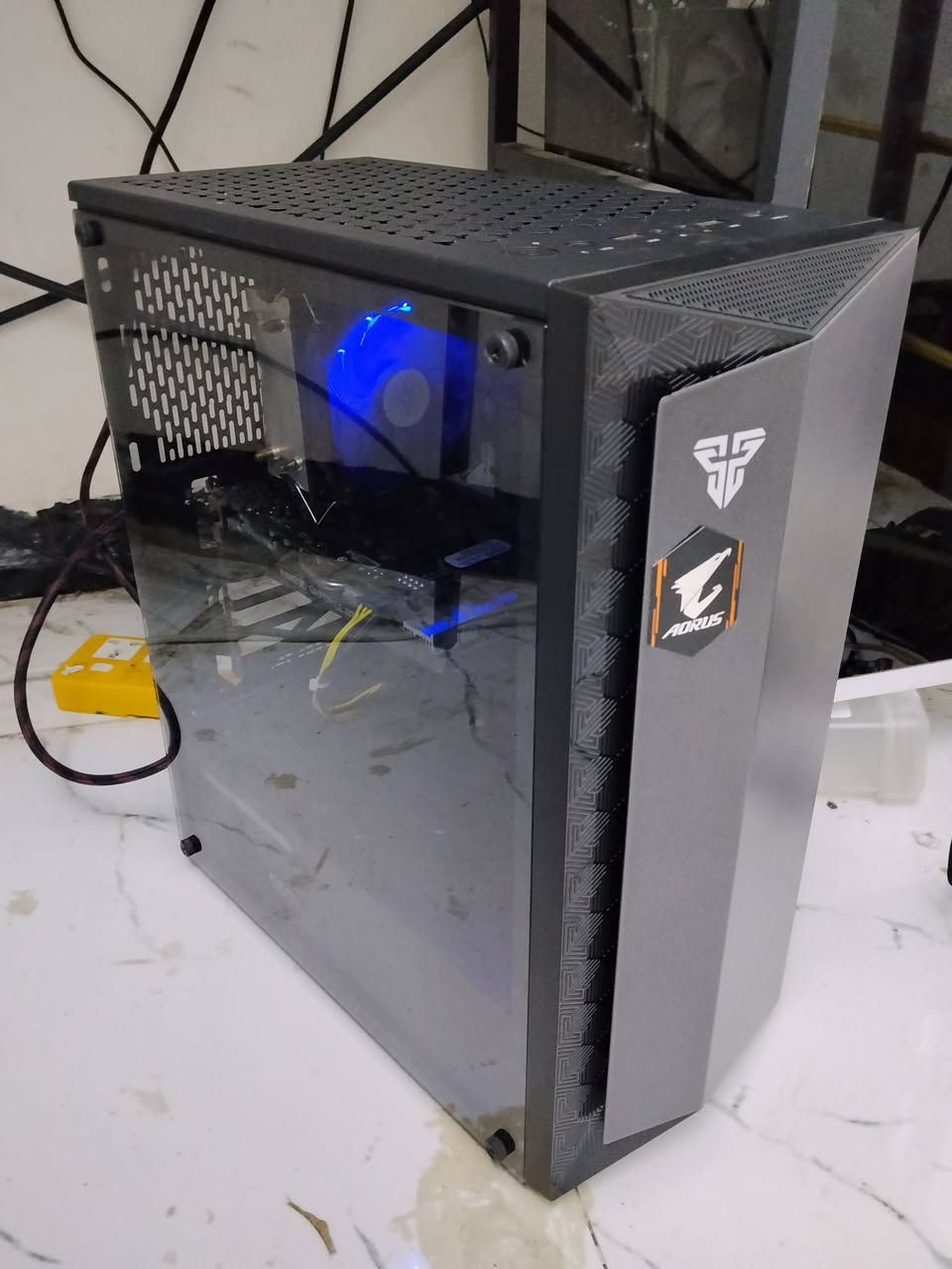 السلام عليكم
بيسي كيمنك (1)
Cpu: Ryzen 5 4500
Mb: B450
Ram: 16gb 3200
Gpu: gtx 1660super 6gb
Psu: 550w thermaltake
Ssd 512gb
السعر 650 بي مجال بسيط
متوفر توصيل جميع المحافظات 
رقم هاتف ***********
