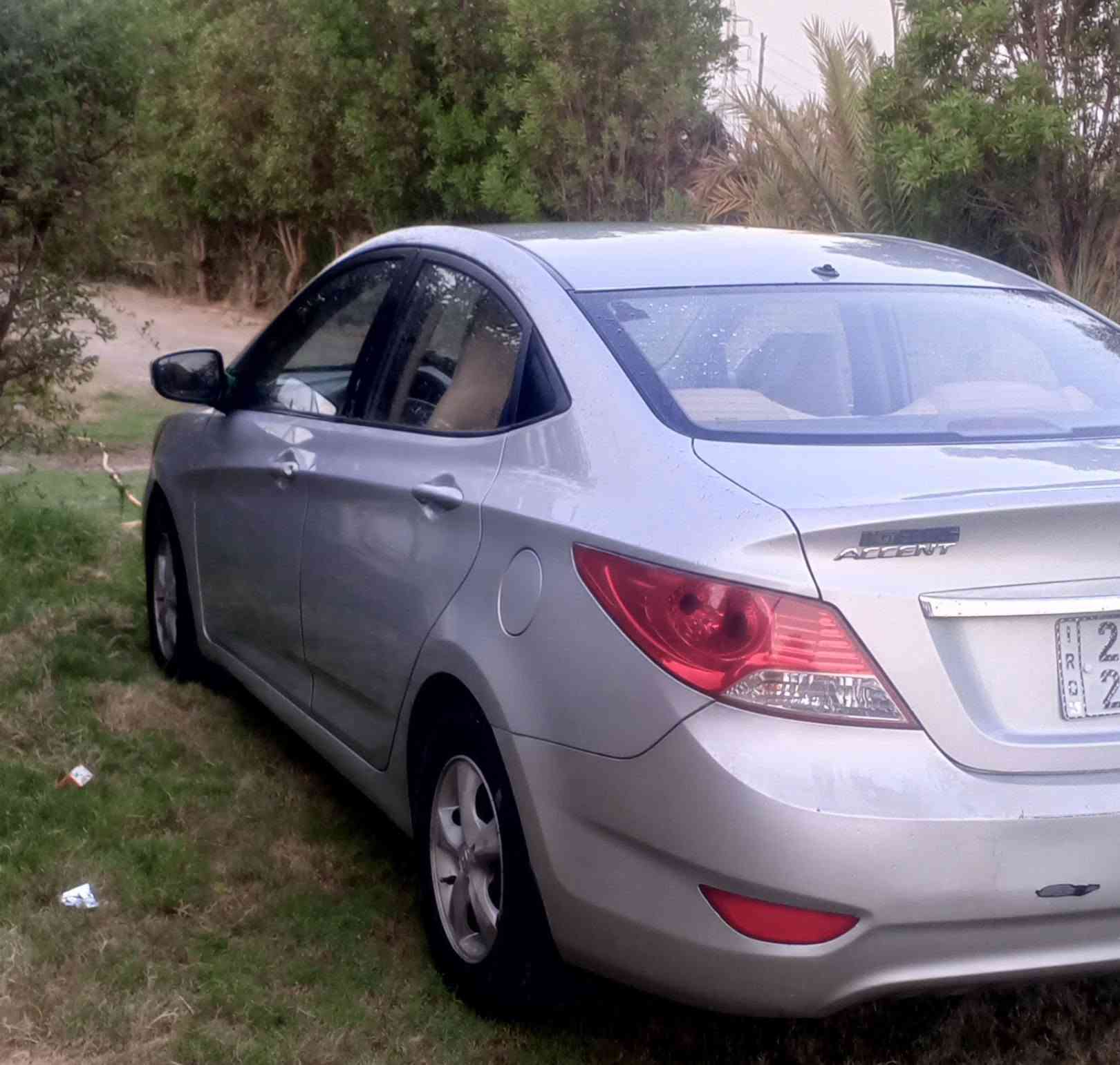 السلام عليكم
للبيع اكسنت خليجي موديل 2014حجم المحرك 1400
كفالة ماعدى جاملخ خلفي صبغ بدون معجون رقم واسط إنكليزي بسمي كير Atالمرغوب محرك كفالة تخم تاير جديد داخل نضيف حيل السعر 85 وبيها مجال مكانها كوت 
استفسار ***********
