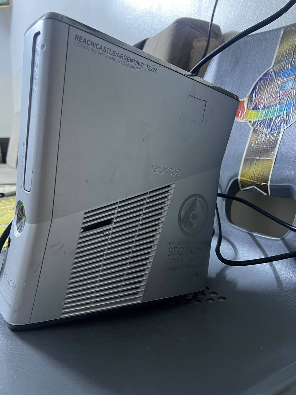 السلام عليكم
Xbox360
نسخة الباندا
عدد جوستك(2)
الهارد250
عدد الألعاب داخل الخزن150لعبة
نظام لمس 
اي خلل مابي 
تفحص مع الضمان 
السعر 135الف 
تواصل ***********
