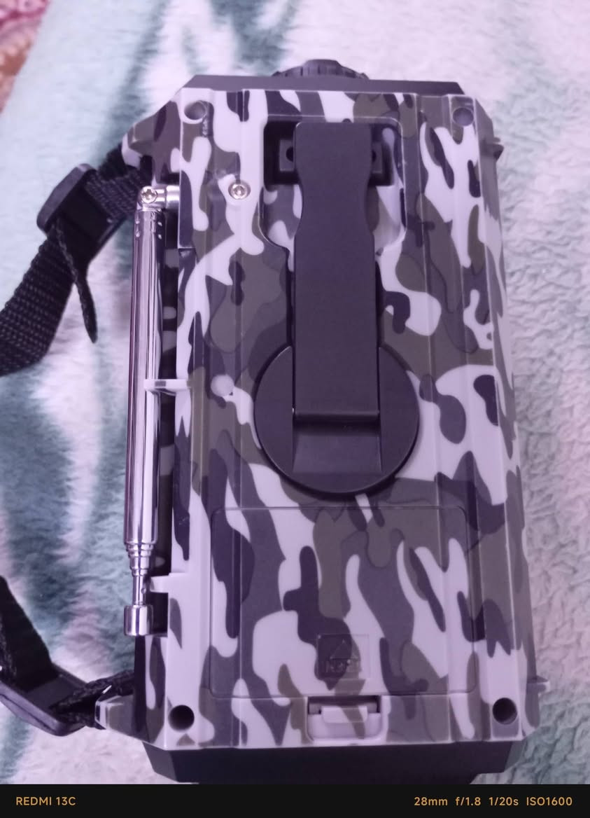 راديو تخييم FM.AM.Sw
لايت دبل شحن طاقه شمسيه وهندر يدوي وبطاريات ريمونت عدد٣ سحب قوي نهايته ٤٥ قفل يوجد توصيل تواصل خاص


**إذا كنت صاحب هذا الإعلان وتريد حذفه لأي سبب، رجاءا أرسل رسالة إلى الدعم الفني**