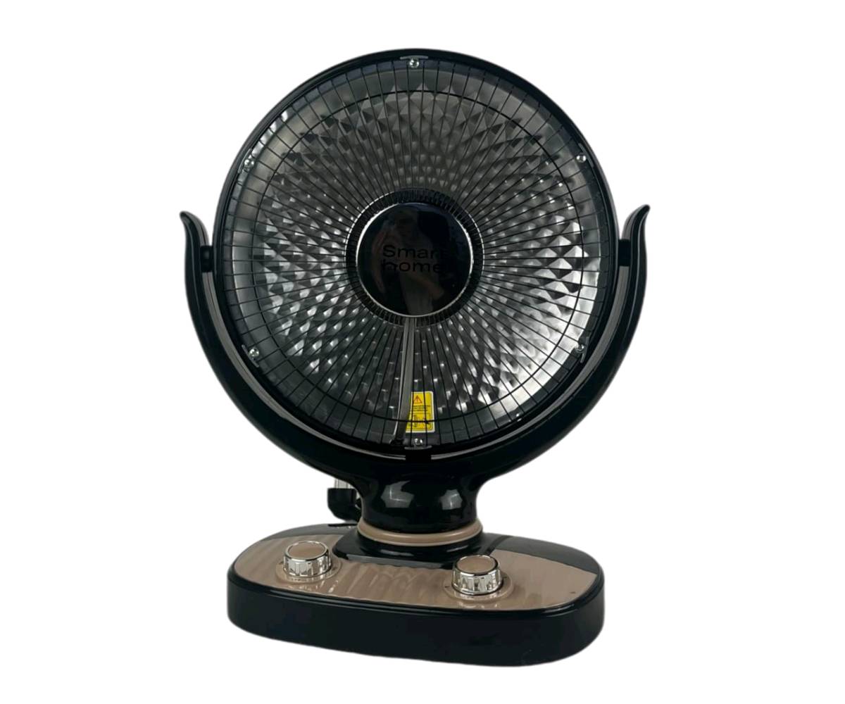 مروحة تدفئة دوارة شكل الشمس 14 انج من سمارت هوم

المميزات:

تصميم دائري جذاب وحديث ذو درجة تدفئة مميزة

هيكل المدفأة من المعدن مع هيكل خارجي من البلاستيك

2 مستويات للحرارة

عتلة للتشغيل والايقاف

عتلة للتحكم بدرجة الحرارة

مفتاح امان: تنطفى بشكل تلقائي عند السقوط

قاعدة للتثبيت على الأسطح

الطاقة: 900 واط

أبعاد الجهاز: الارتفاع 55  القطر 42 سم

طول سلك الكهرباء: 100 سم
