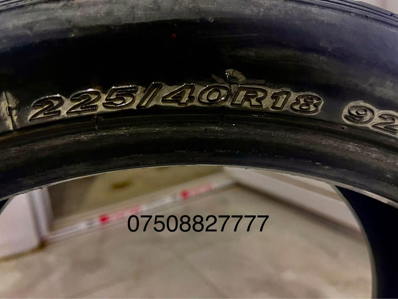 تاير كرولا للبيع حجم 18/50/225 كوري عدد 1 أربيل, العراق


**إذا كنت صاحب هذا الإعلان وتريد حذفه لأي سبب، رجاءا أرسل رسالة إلى الدعم الفني**