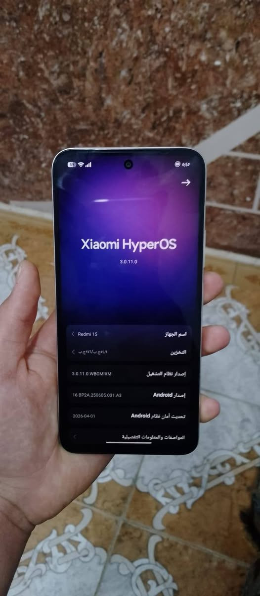 ريدمي 15 ذاكره 256 جهاز نضيف بعده ع وضع الشركه مستخدم ٣ ايام فقط للبيع او مراوس حسب القناعه للاستفسار واتساب *********** أو خاص
