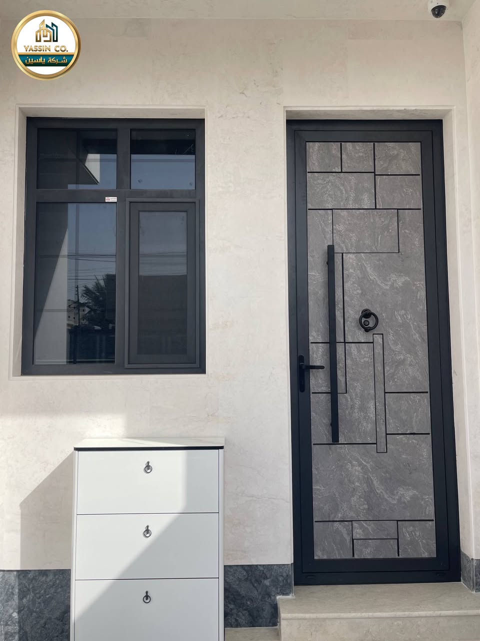 ‏English|عربي
جانب من اعمال شركتنا والذي يتضمن

ابواب وشبابيك سلايد المنيوم ثيرمال المقطع سراي تركي .. مع (زجاج دبل سكيورت) العازل للصوت والحرارة
أبواب صحيات المنيوم المقطع تركي، بداخل الزجاج نقشة المنيوم 
ابجور كهربائي 
شبابيك مقطع تركي بداخلها نقشة حماية من الحديد عمل يدوي
ابواب سياج خارجية المنيوم مطعمة بالزجاج سكيورت 

_ _ 
العنوان📍 : 
الفرع الأول : الأنبار -  هيت  -  شارع السكلات .
الفرع الثاني : الأنبار - الرمادي - سدة الصوفية - مقابل فندق الانبار الدولي.
 _ _ 
لاستفسارتكم الاتصال على الرقام التالية :
📞***********
-----------------------------
‏Part of the work of Yassin Company fo
- 
_ _ 
‏Address 📍:
‏The first branch: Anbar - Hit - Al-Sakalat Street.
‏The second branch: Al-Anbar - Al-Ramadi - Al-Sufiyah Dam - in front of Al-Anbar International Hotel.
  _ _
‏For your inquiries, call the following numbers:

***********

-----------------------------
.
.
.
.
#شركة_ياسين #الانبار #مدينة_هيت #هيت #العراق #محافظة_الانبار #الرمادي  #سدة_الصوفية #صناعة_الالمنيوم #الالمنيوم #ابواب #ابواب_مدخل #باب_سلايد #باب_كهربائي #خشب_طبيعي  #خشب #بالون_بريس #هاي_كلاس #شبابيك #شباك_سلايد #زجاج #دبل_زجاج #كاونترات #كورتز_مرمر #محجرات_الدرج #Yassin #Iraq #Al_Anbar #Hit #Ramadi
