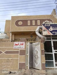 دار للبيع المساحه 80مترمربع جنس الارض سكك  المكان بغداد حي النصر الثان...