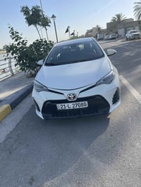 كورلا 2017 وارد امريكي رقم شمالي  لون ابيض صدفي سليمانية حادث جاملغ وب...