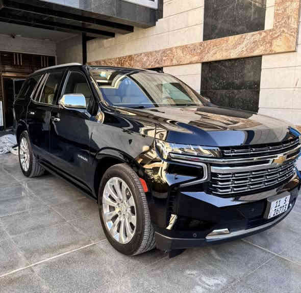 تاهو 2023 بريمير فول مواصفات (خـليـجـي)
‏‎ لون اسود وكالة المنصور بعدها بالضمان ماشيه 34 الف كيلو
مغلفه PPF بالكامل مكفوله من كلشي بيها فقط رصعتين بالجاملغ الخلفي

مواصفات:
‏‎داتا شو 
‏‎رادار جانبي Blind Spot
‏‎رادار امامي مانع تصادم 
‏‎رادار خلفي مانع تصادم
‏‎خمس كامرات 
‏‎كشنات تبريد تدفئه خزن وكهرباء 
‏‎كشن رجاج تحذير 
‏‎جنطه كهرباء 
‏‎شاشات خلفيه 
‏‎ستيرن كهرباء 
‏‎بانوراما
‏‎كيجات شاشة الكتروني 
‏‎دوسات كهرباء  
‏‎فور ويل 
‏‎جكات
‏‎شاحن واير ليس
ثلاجه
رقم بغداد جديد
‏‎محرك ٨ سلندر ٥٣٠٠
‏‎كير ١٠ نمر 

‏‎مكفوله بشرط الفحص حتى الدعاميات
‏‎بدون تبديل بدون صبغ بدون رمل  
‏‎
‏‎مكان السياره بغداد شارع فلسطين
السعر 59,500 دولار
رقم الهاتف للتواصل  ***********
