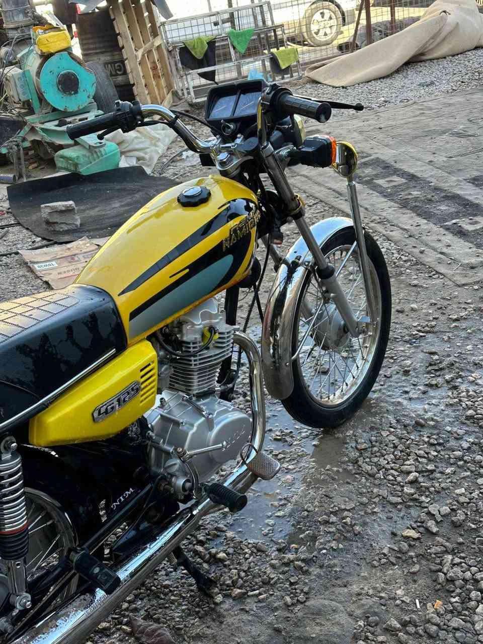 وصل وصل الحلال وصل
السعر625دراجه2025مكفوله كفاله عامه
دراجه ما مفتوحه
مامبدل بيه شي بلاديه 
بيه عقل رياضي اصلي 
تايرات جديده 
بنزات بريك 
كهربائيت شغاله كله 
ما بيه نقص برغي واحد متذب عليه ربع 
المحرك اذا بي شخط واحد تاخذه بلاش 
تعبر ال120  
أوراق كامله سكنر سكنر سكنر 
سعره 625بيه مجال قليل 
مكاني نجف ***********بي واتساب
