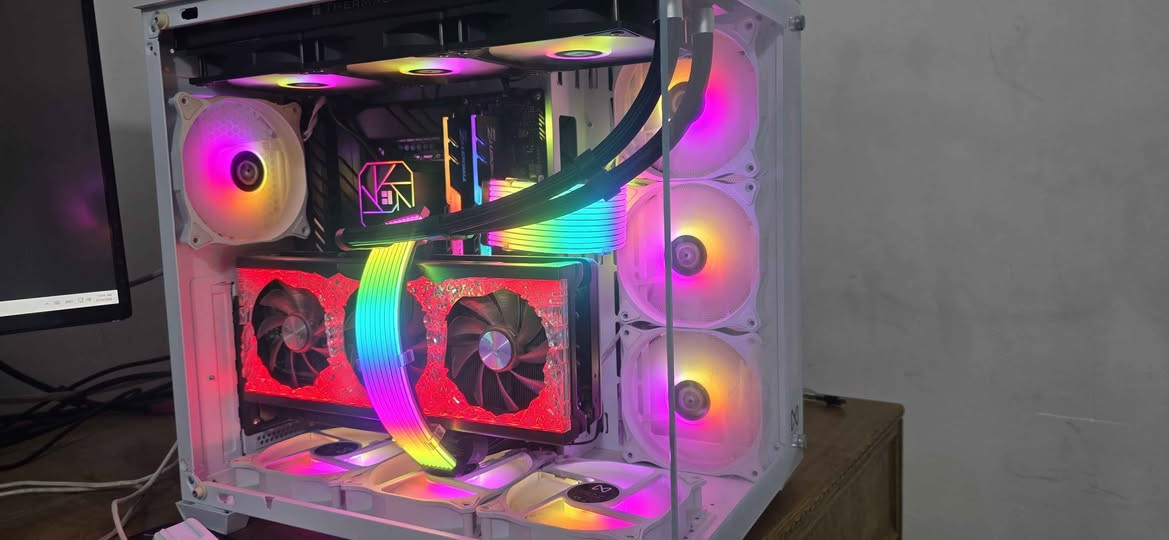Game ROG 3070 TI                    الكرت سعره 450الف

i7. 12700KF                    المعالج سعره 250الف 

TUF GAMING B760-PLUS WIFI D4 |
 Motherboards | ASUS UK
البورد سعره 200الف 

samsung 980 pro 1T 
 الSSD سعره 125 الف

COLER. THERMA LRIGHT
التبريد سعره 150الف 

RAM G.Skill 32GB (2x16GB)
الرامات ب250الف

البور سبلاي 750w 

البور سبلاي والكيس ب125 الف 

الكيس من MNTOB

ايلي اريد. كيس كامل ويلي ايريد قطع هم عادي مو مشكله 
الكيس بحاله خرافيه بغداد, العراق


**إذا كنت صاحب هذا الإعلان وتريد حذفه لأي سبب، رجاءا أرسل رسالة إلى الدعم الفني**