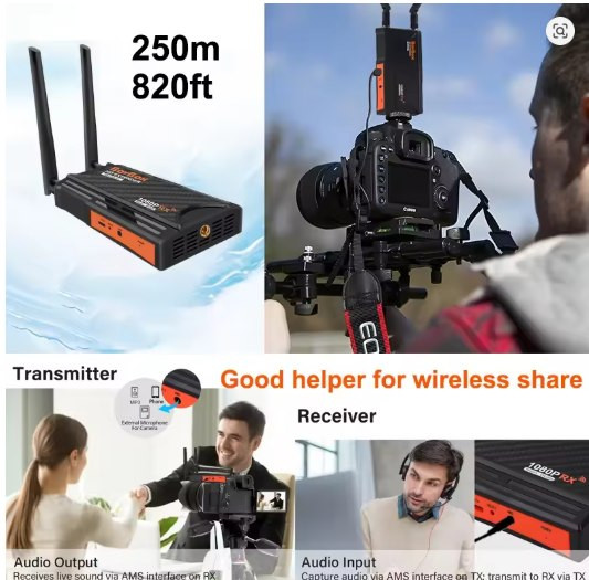 سعر القطعة 95 الف دينار جديد اج دي وايرليس اكثر من 200 متر 

BOVBOX WL-009 HDMI 200m 1080P Wireless Display Dongle Video Transmitter Receiverتوصيل جميع المحافظات 5 الاف المكان سليمانية


**إذا كنت صاحب هذا الإعلان وتريد حذفه لأي سبب، رجاءا أرسل رسالة إلى الدعم الفني**