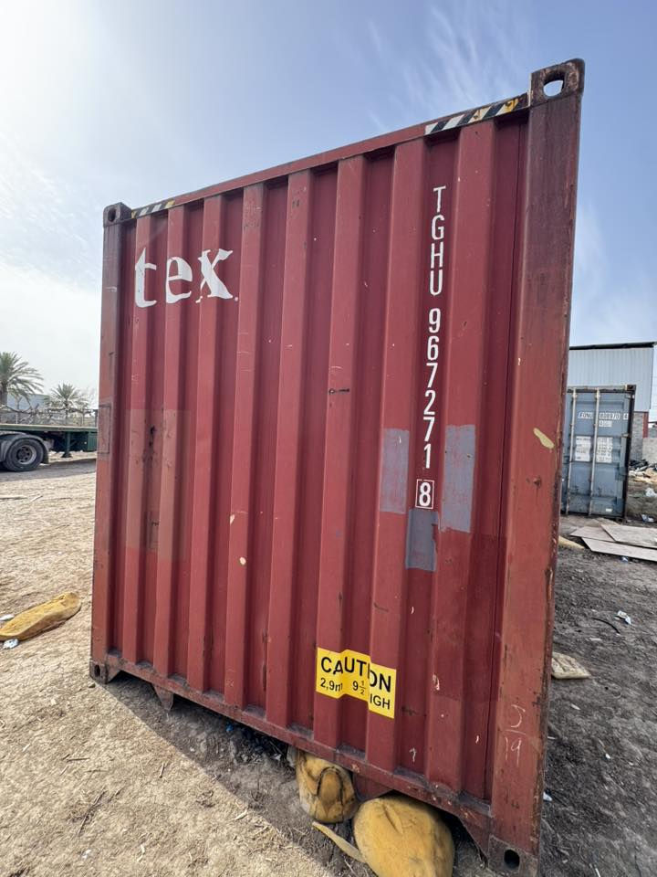 على بركة الله للبيع حاويات طول 12 متر وارتفاع 290 سم (العالية ) بدرجة نظافة ممتازة المكان الحلة والسعر مختلف حسب نظافة الحاوية ***********
