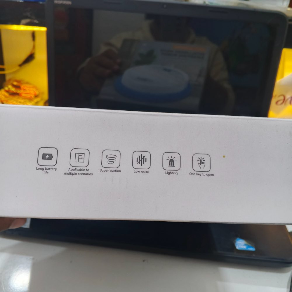 سلام عليكم مكنسة روبوت شحن مع وظيفة مسح الارضيات وكشف العوائق ثلاثية الابعاد يمكن تشغيلها لمدة 120 دقيقة من ريجوارل مثالية للسجاد والارضيات الصلبة ومناسبة لتجميع شعر الحيوانات الاليفة (اسود) السعر 25 
الرقم ***********
