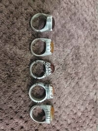 للبيع 5خواتم عقيق يماني بصياغه ثقيله البحرين مكاني بغداد البلديات 0773...