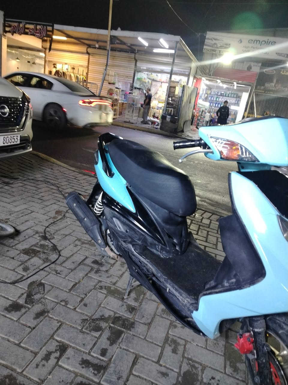 السلام عليكم سكنس نوزل نضافة ١٠٠/١٠٠ بس العيب البيهة كفر تجاري الدراجة صارلهة ٥ أشهر من نازل من الرمبة بيهة كلجات جيسو مكينة ناعمة مكاني بغداد الشعب ***********
